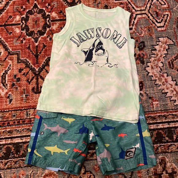 Laguna Other - Shark Swim Trunks & Tank